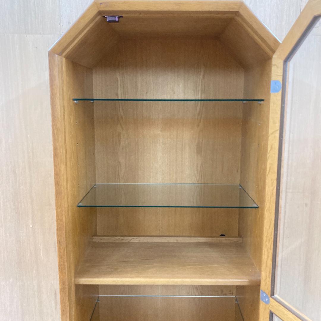 オールドカリモク】ヴィンテージ 飾り棚 コレクションケース