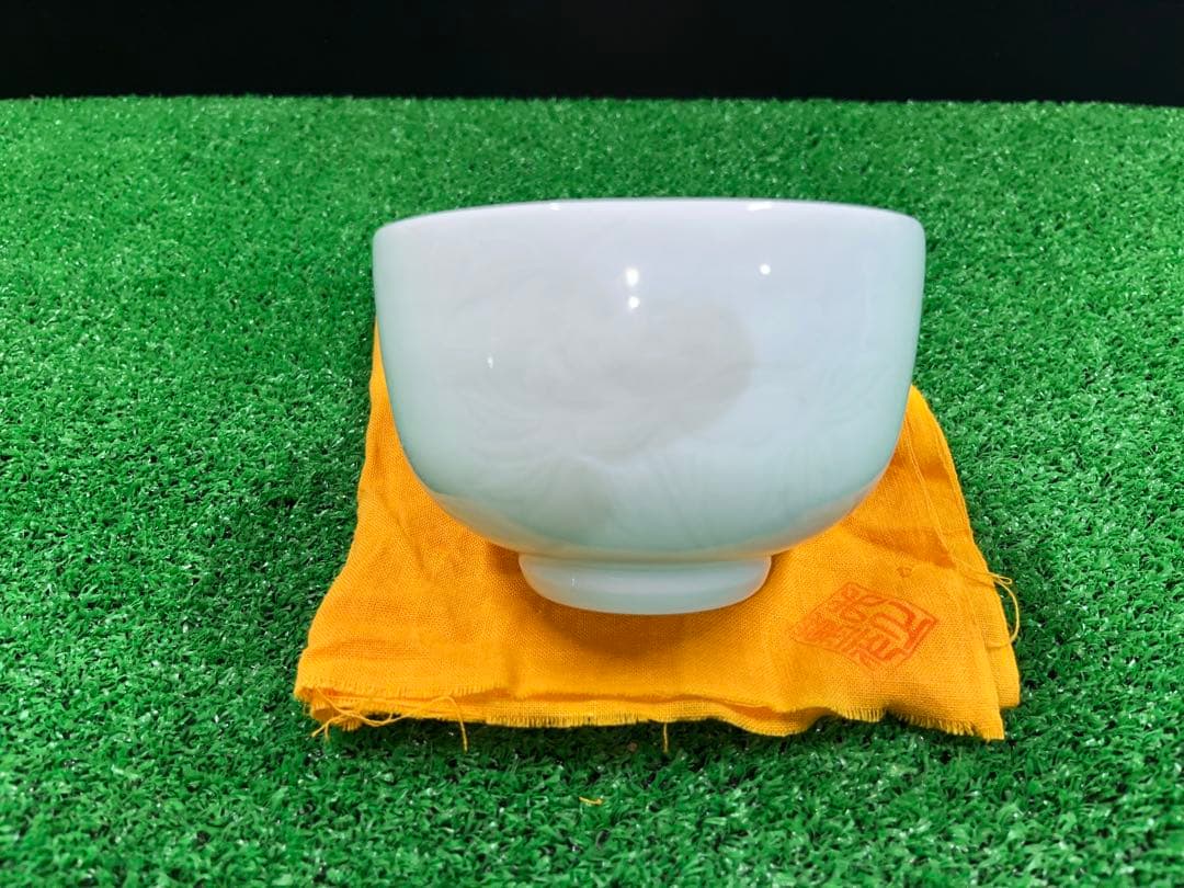 井上萬二 抹茶盌 白磁 木箱付き - メルカリ