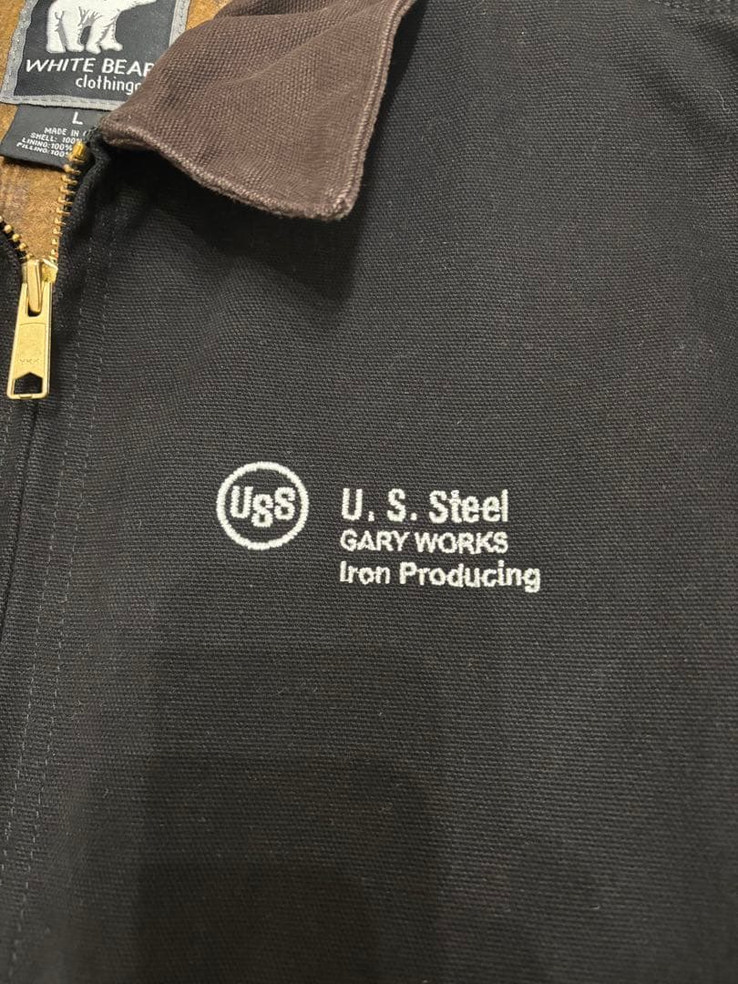 【超美品】デトロイトジャケット ダックワークジャケット ブラック Lサイズ