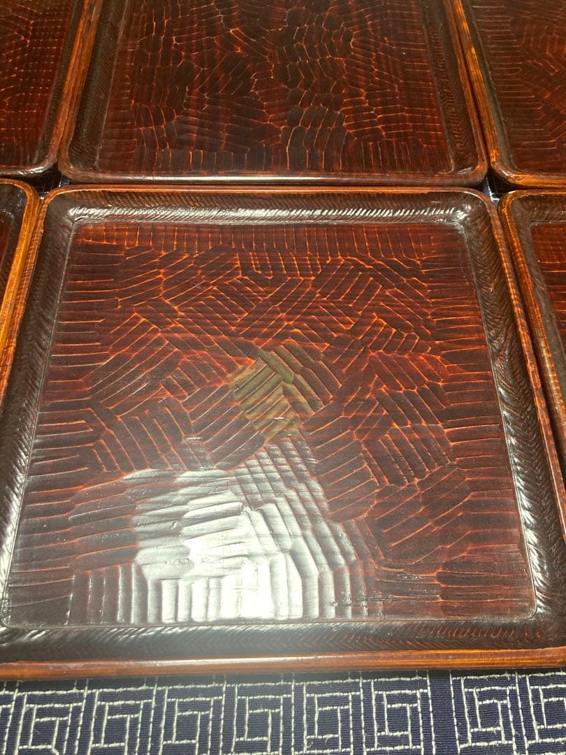 讃岐彫　讃岐盆 8枚まとめて