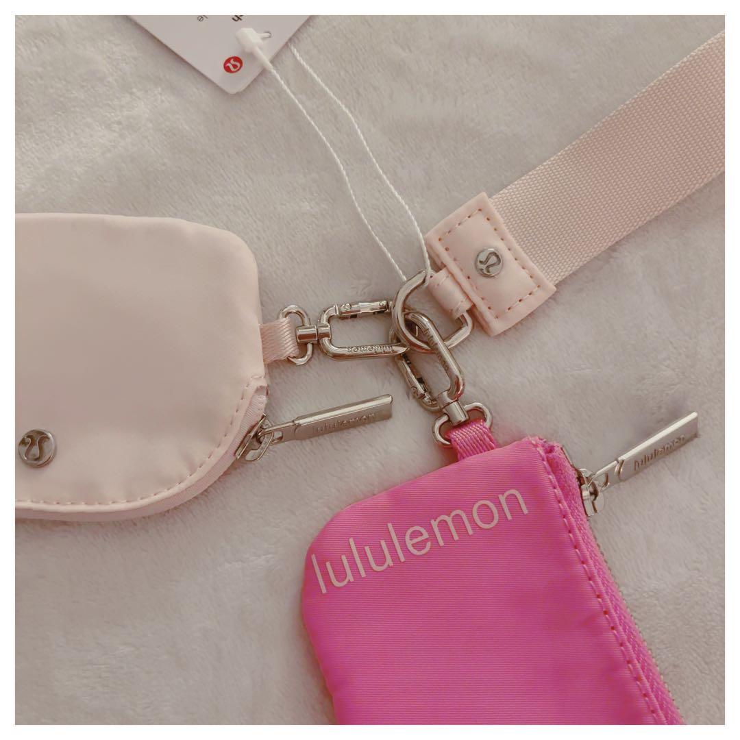 lululemon 新品　リストレット　ピンク　ケース　デュアルポーチ