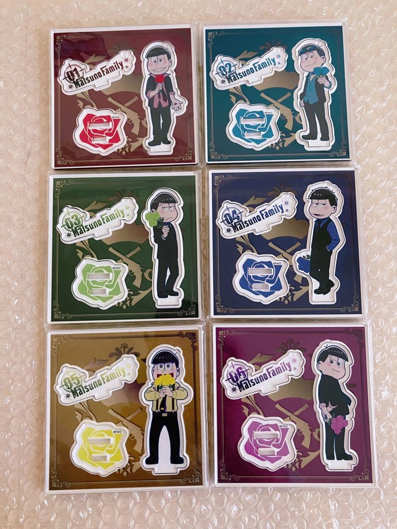 おそ松さん③ 未開封 マフィア マツノファミリー6種 アクスタ