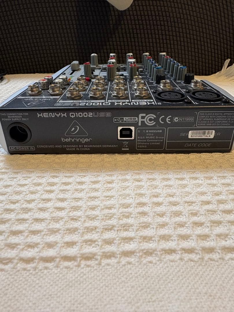 behringer XENYX Q1002USB アナログミキサー
