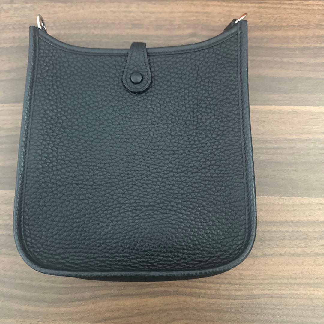 HERMES エルメス エブリンTPM 黒 ブラック シルバー金具
