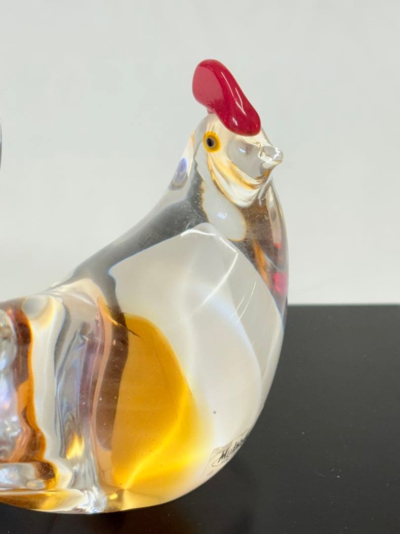 Multi Glass マルティグラス クリスタルガラス 猪 犬 鳥 干支 置物