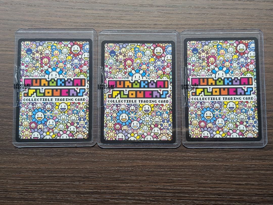 3枚セット　Lucky cat coin bank　村上隆　プロモ