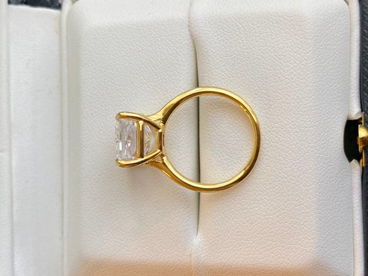 pain特注最高級人工ダイヤモンドラディアントカットリング13号 sona