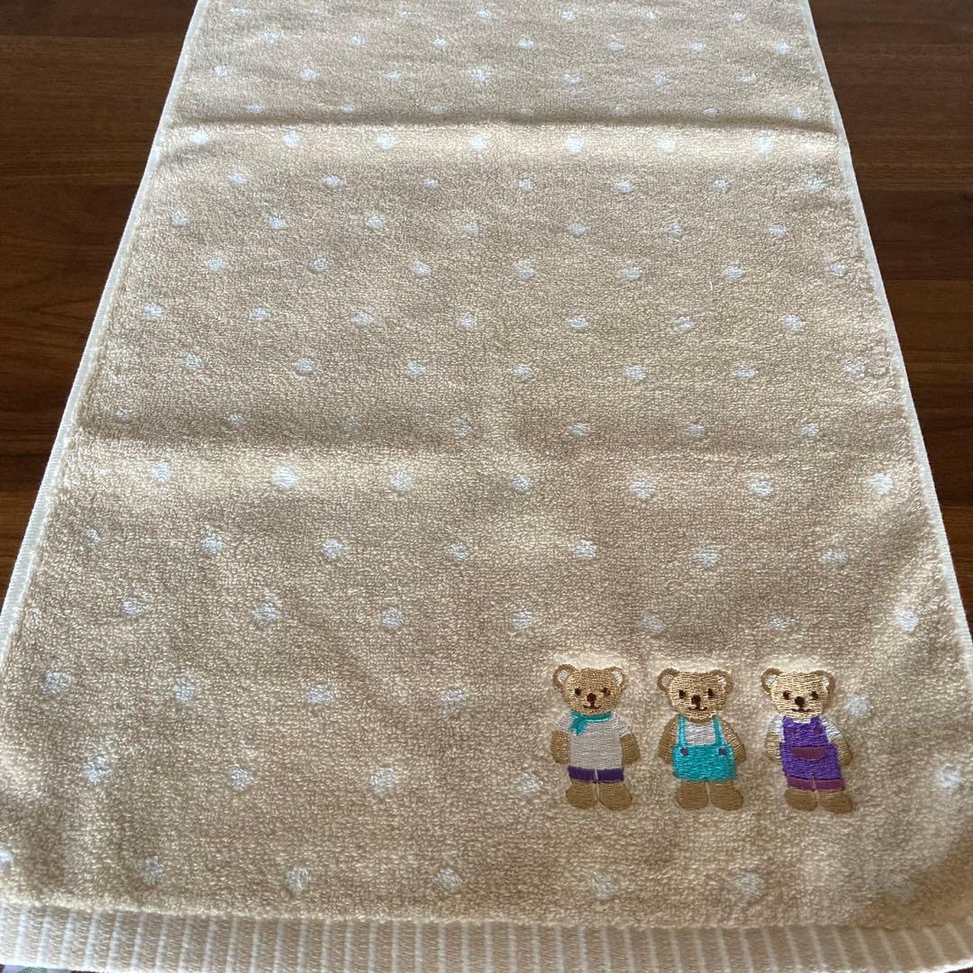 ウチノ♡ハッピードットベア♡フェイスタオルセット♡ 楽天市場