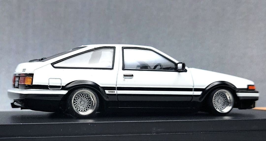 1/43　スプリンター　トレノ改　AE86　SSRメッシュ　アルミ製　深リム