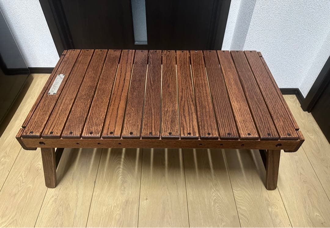 ブラックデザイン ハレテーブルone4 別注モデルアイアンプレート付き