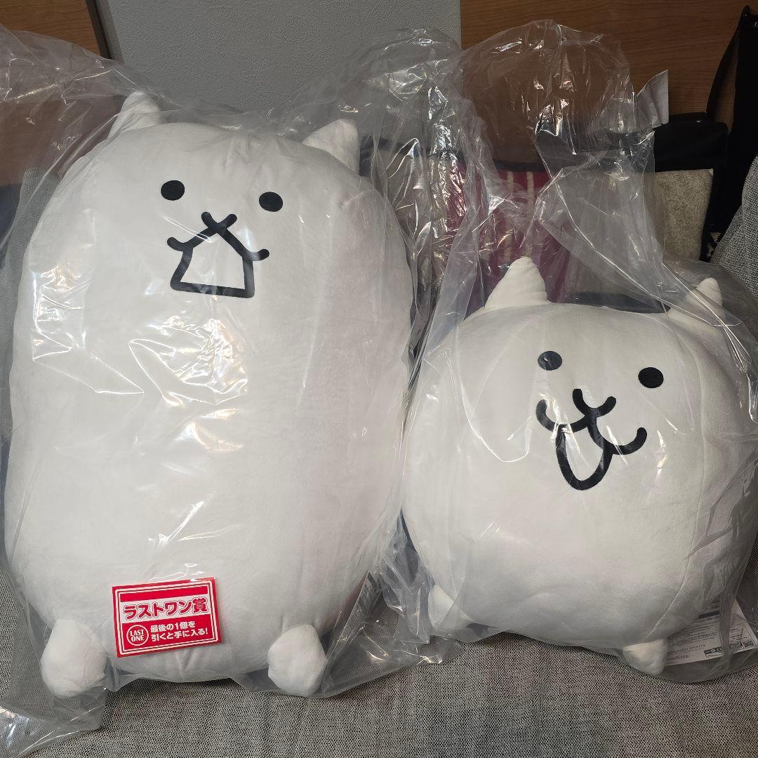 一番くじ にゃんこ大戦争 ラストワン 賞 B賞 ネコビッグぬいぐるみ