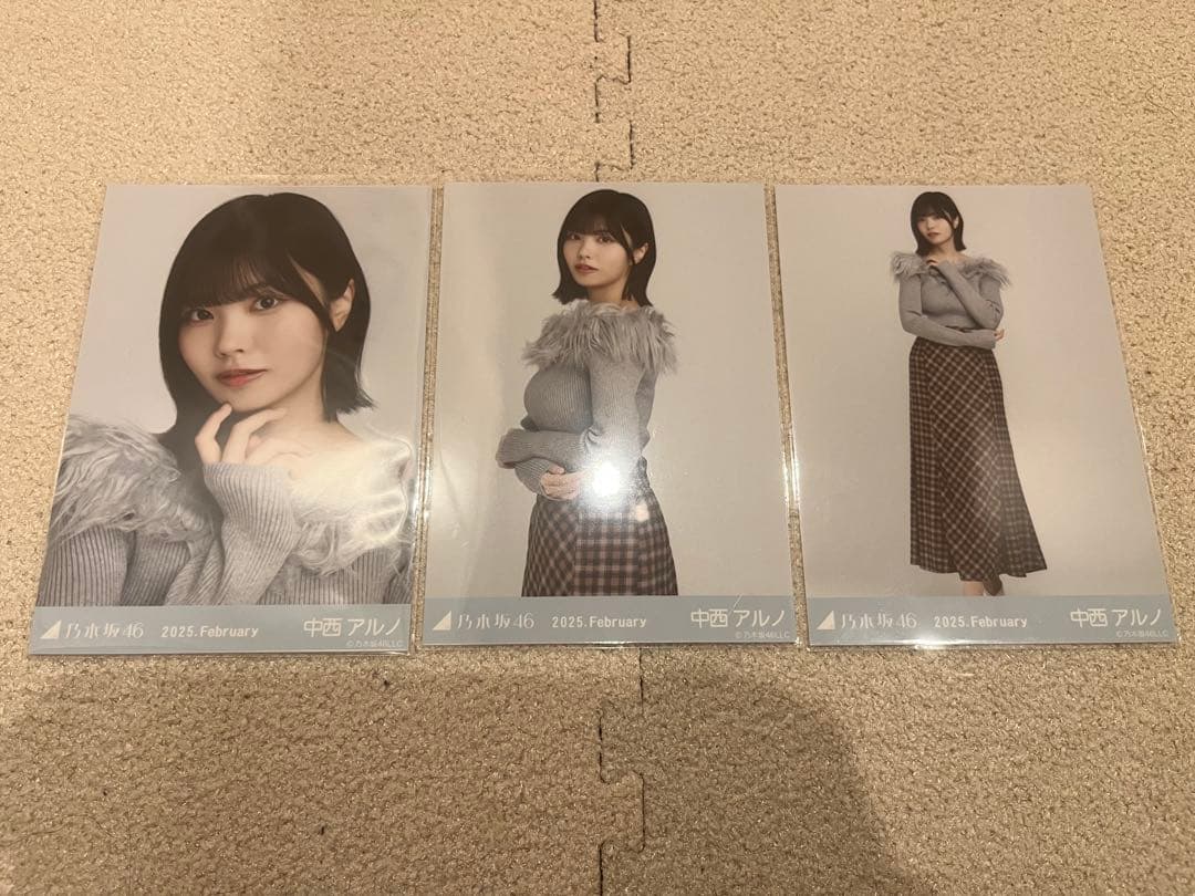 乃木坂46 中西アルノ 生写真 オフショルニットコンプ - メルカリ