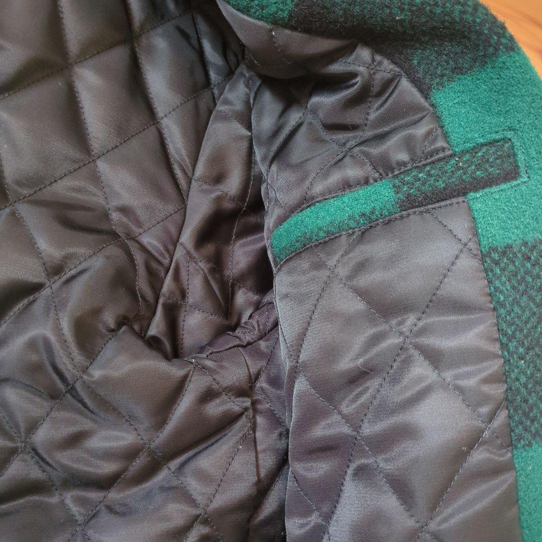 FIVE BROTHER ブロックチェック CPOジャケット キルティング M