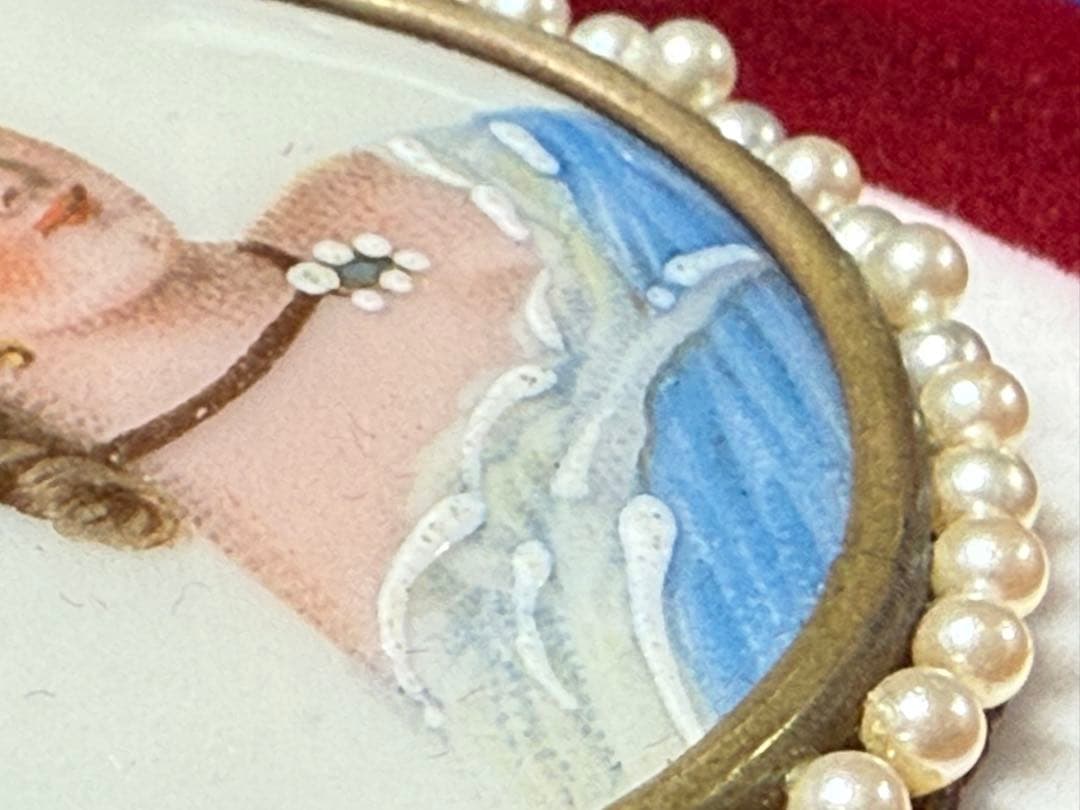 シュウシュウ様専用】リモージュ 貴婦人 ブローチ アンティーク - メルカリ