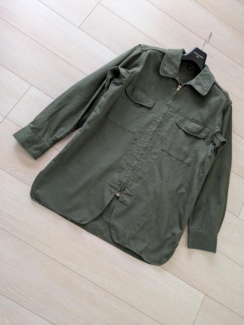 1997年製 防衛庁 官給品 旧型 陸上自衛隊 作業服上衣 OD色