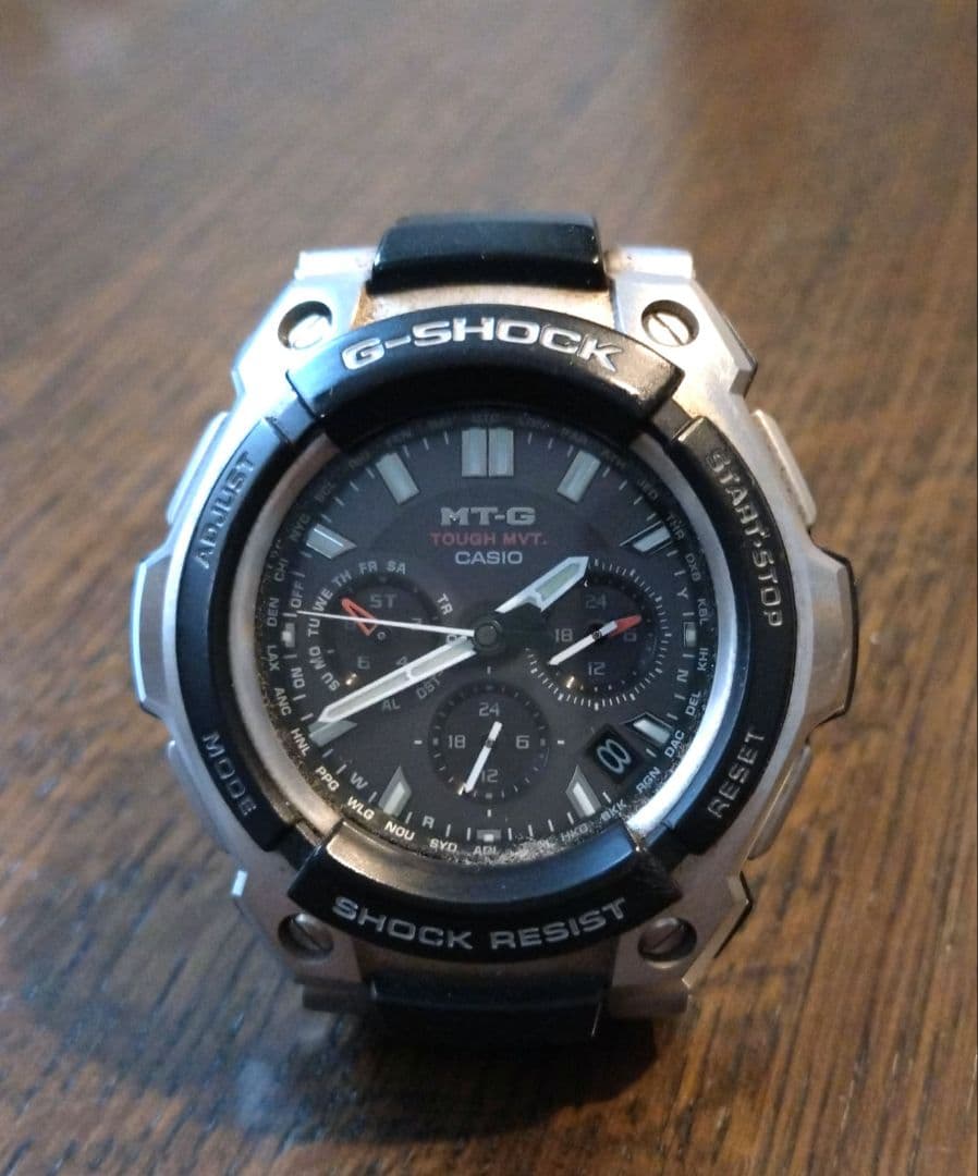 マコト　カシオ　G-SHOCK MTG-1200 シルバー　ソーラー電波