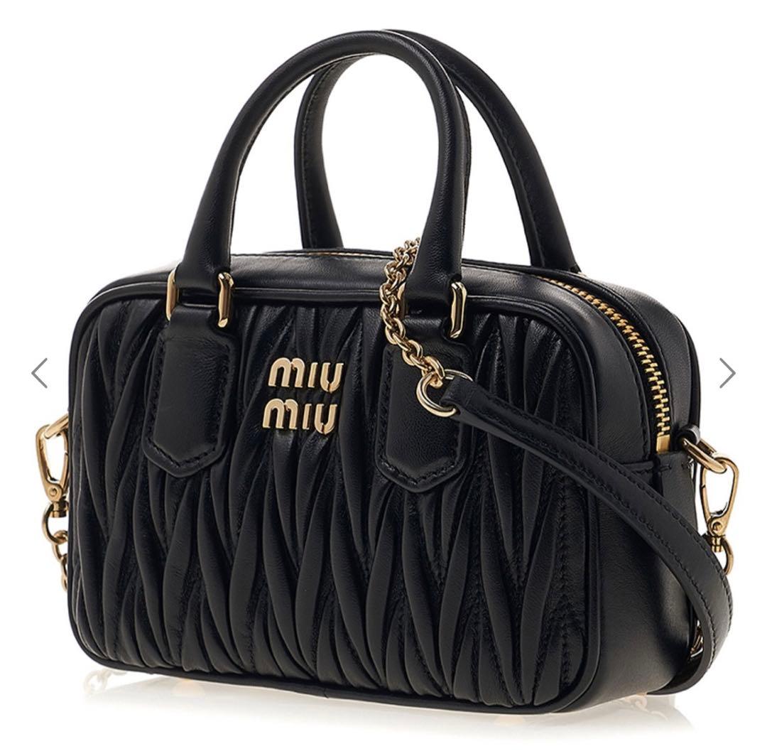 レイ アルカディ マテラッセレザー ミニバッグ