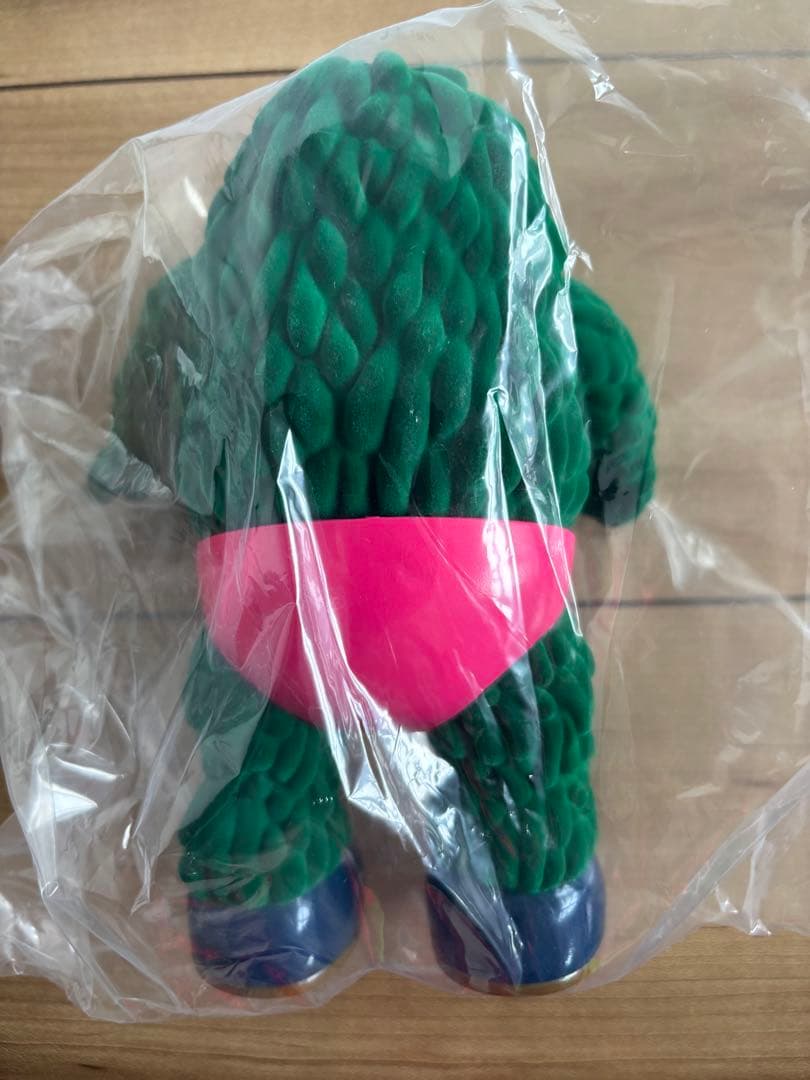 フジサキタクマ ピンクパンツ フロッキー ソフビ　モールミュータント