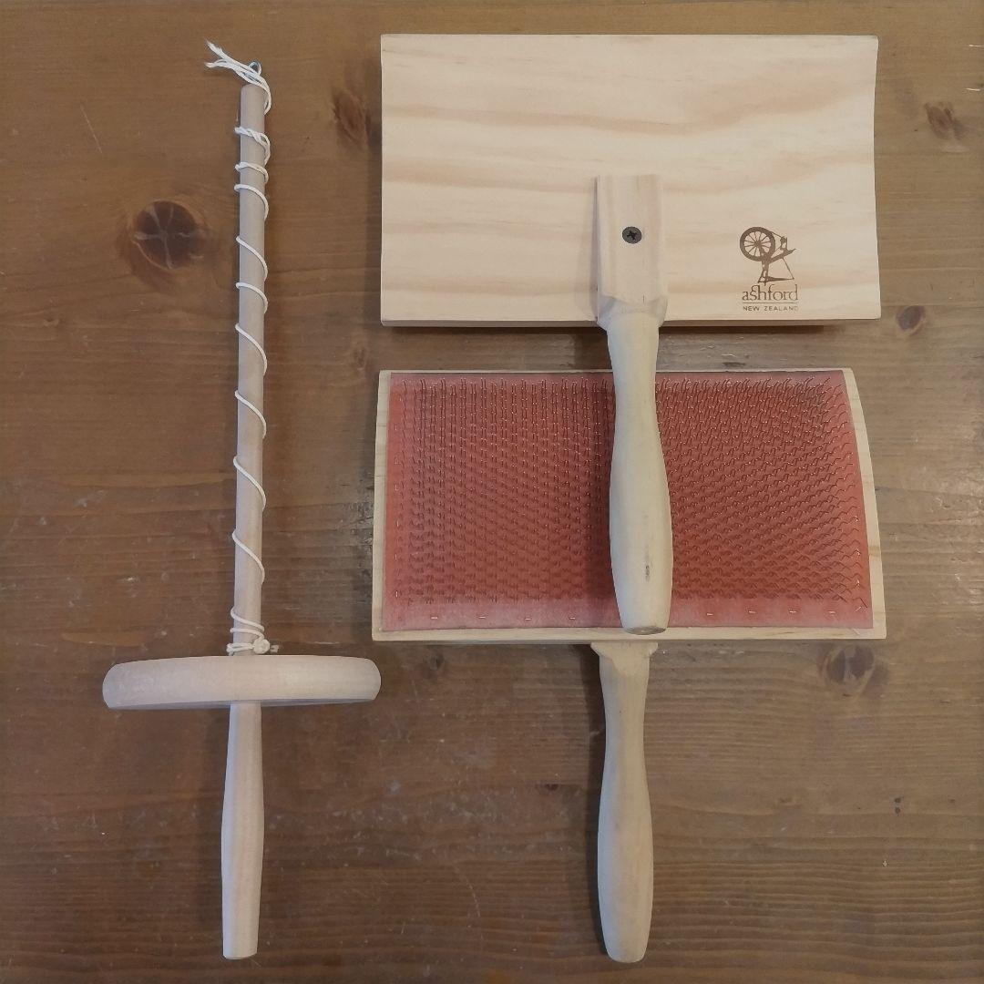 Ashford アシュフォード・ハンドカーダー とスピンドルのセット