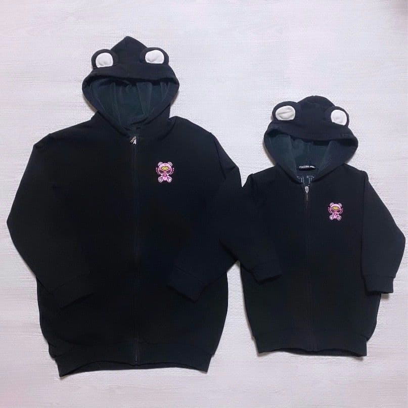 « 美品 » ヒステリックミニ テディ 刺繍 ボンバーヒート 親子コーデ90