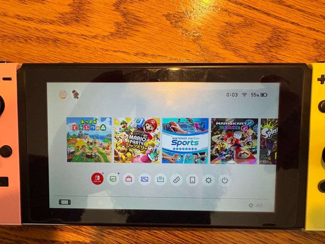 ※ジャンク　Nintendo Switch 本体 ピンクイエローJoy-Con