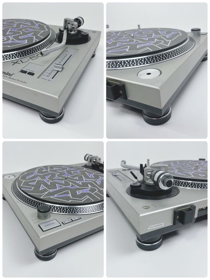 gemini ターンテーブル 2台セット XL-500Ⅱ ダイレクトドライブ - メルカリ