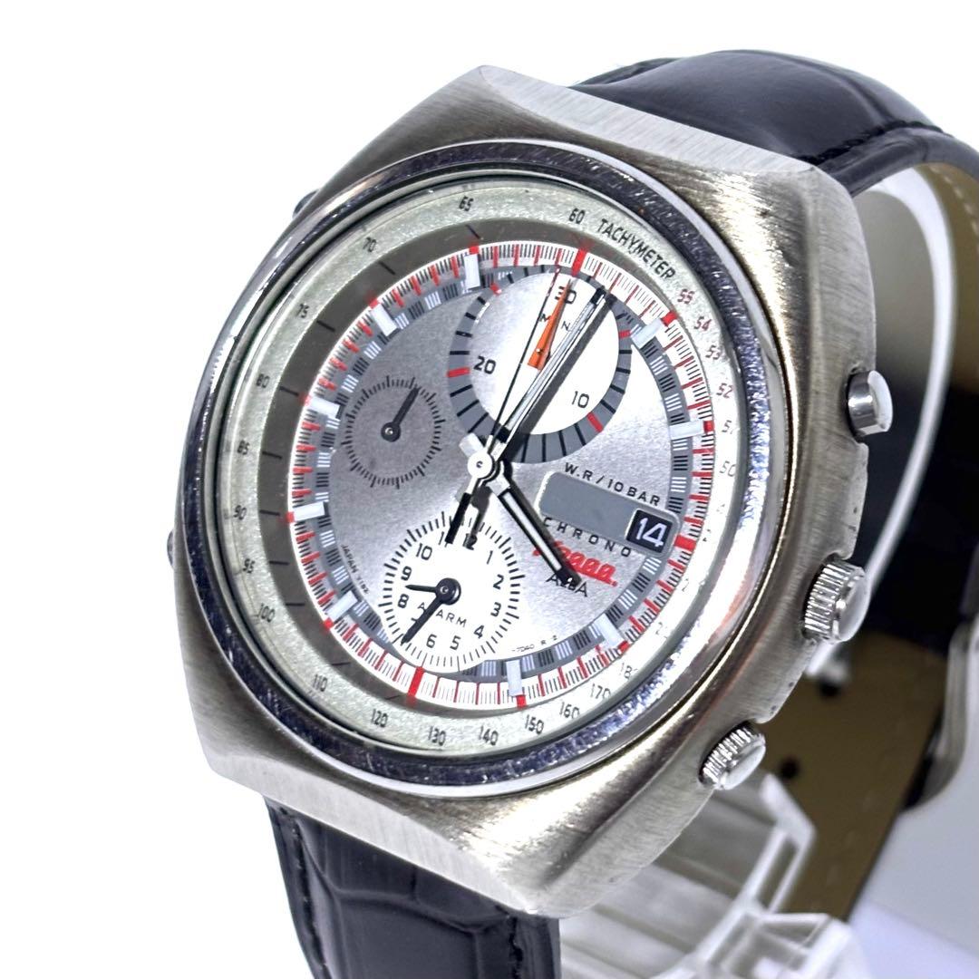 【新品ベルト 稼動】SEIKO アルバ ヴィンテージウォッチ クロノグラフ