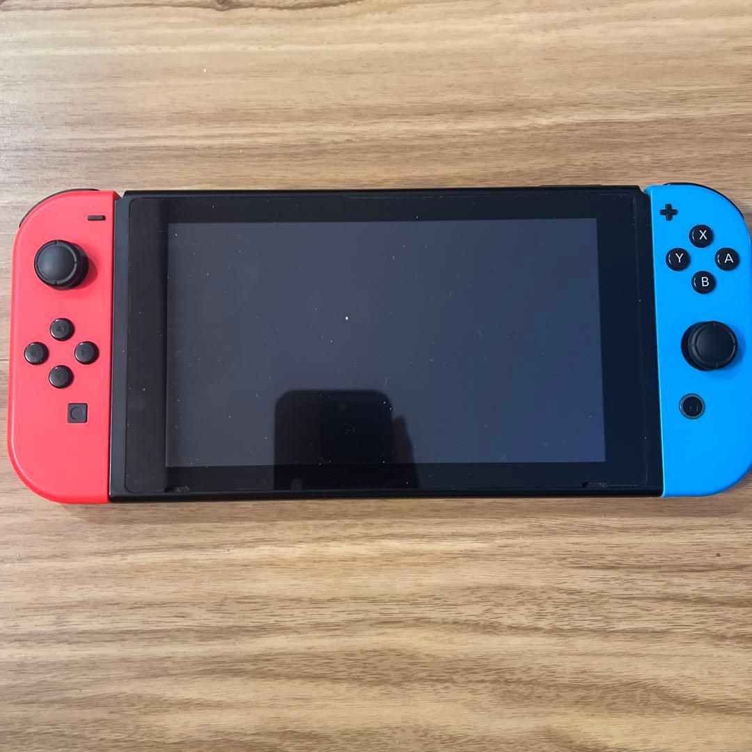 Nintendo Switch本体 赤/青Joy-Con箱無しスティックバクあり