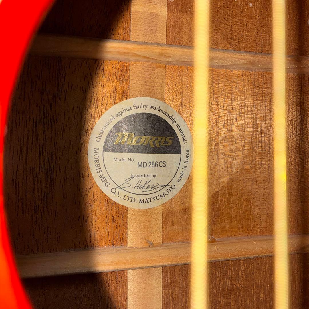 調整済み 弦高低い！ 激レアカラー モーリスアコースティックギター