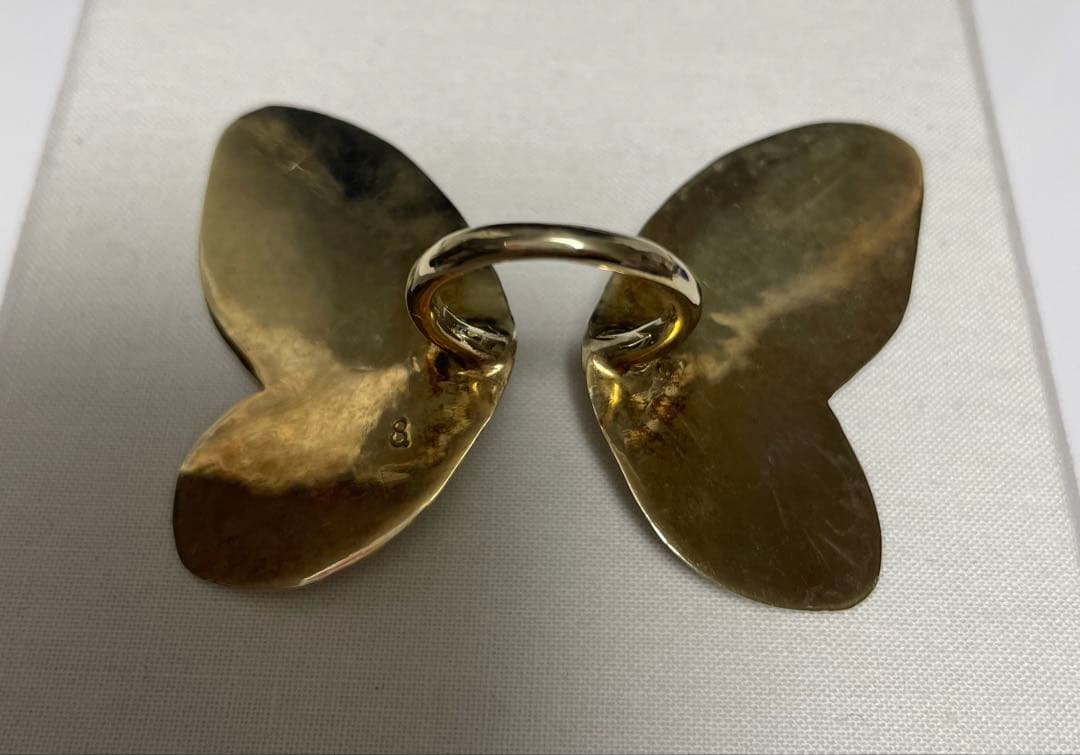 8uede バタフライリング　⭐︎