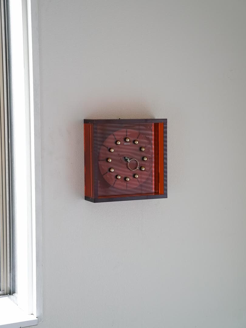 70's SEIKO スペースエイジ アクリル時計 ミッドセンチュリー - メルカリ