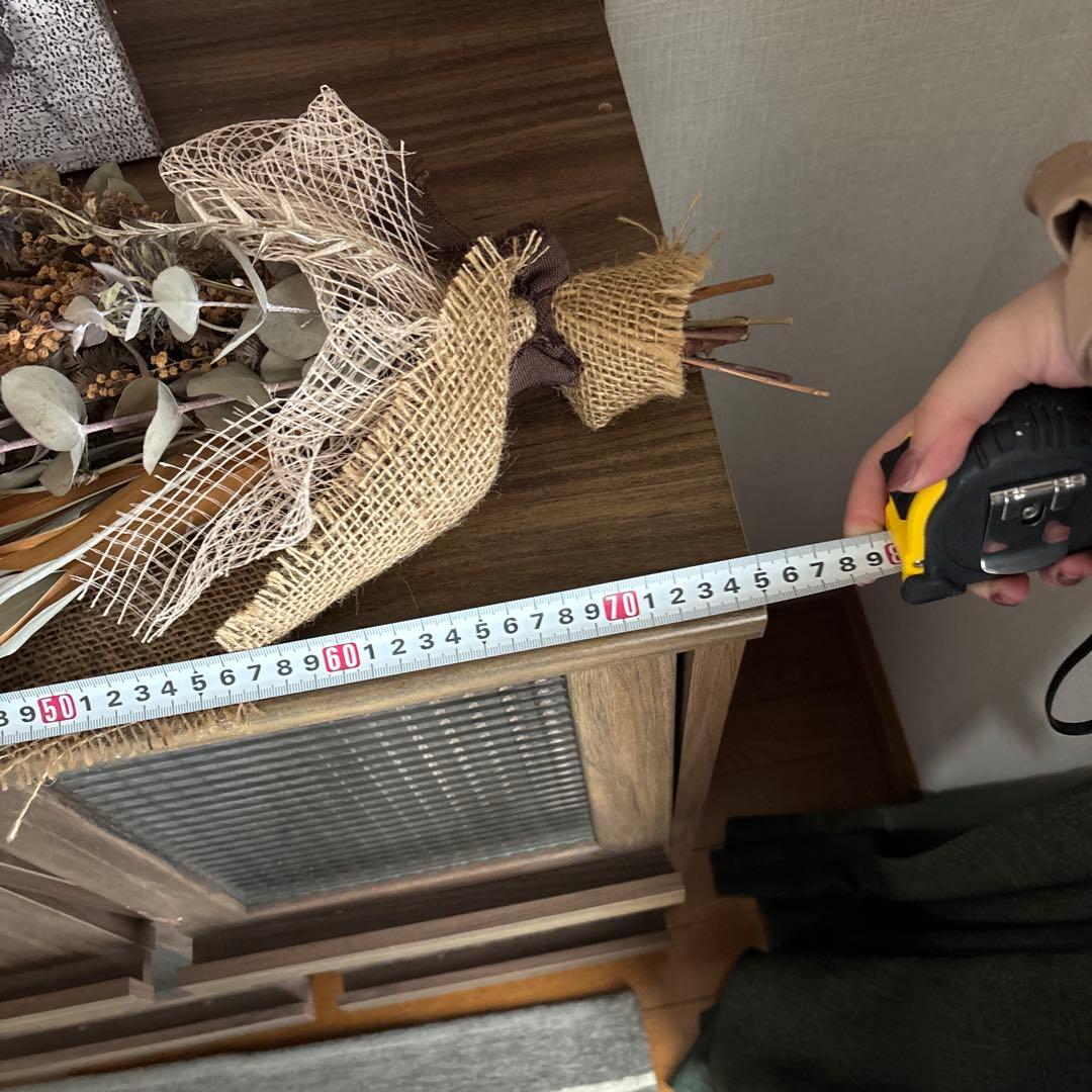 ブラウン木製マガジンラック 中型