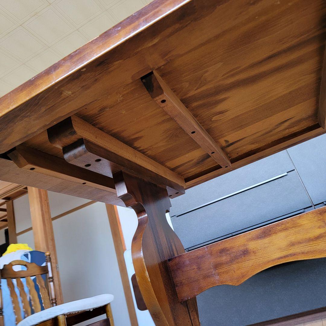 カリモク　ダイニングテーブルセット　椅子3脚