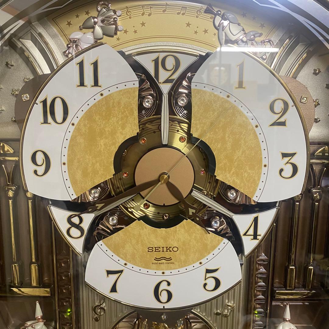 SEIKO からくり時計　アミューズ　メロディ時計　電波時計　RE564H
