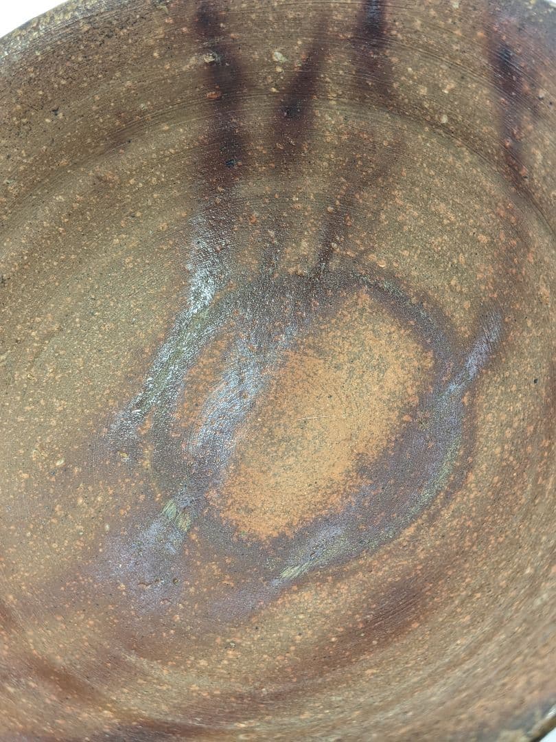 備前市指定無形文化財 小西陶蔵 備前焼 緋襷茶盌 合箱・栞 抹茶碗 抹茶茶碗