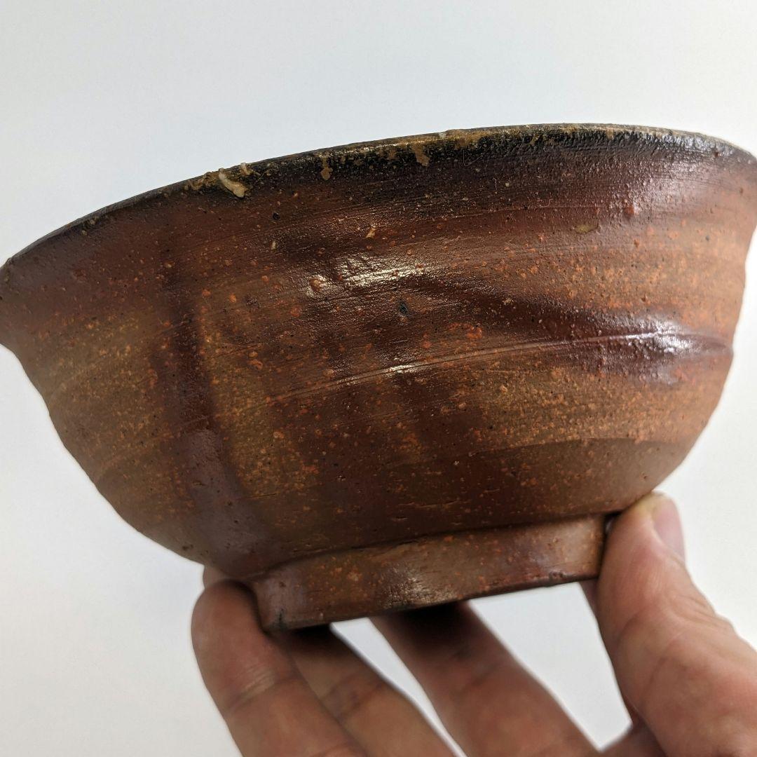 備前市指定無形文化財 小西陶蔵 備前焼 緋襷茶盌 合箱・栞 抹茶碗 抹茶茶碗