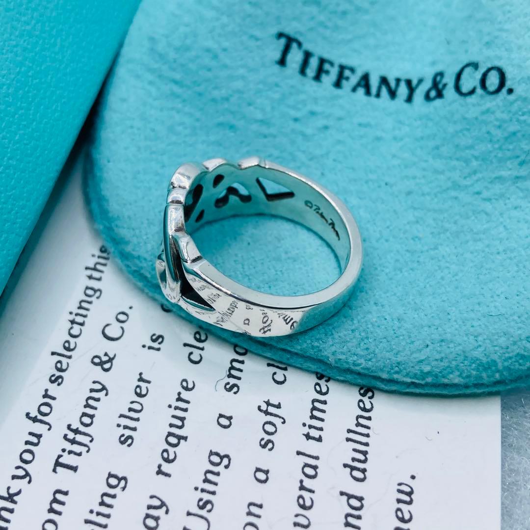 極美品✨ ティファニー リング ラビングハート ハート AG925 #10.5