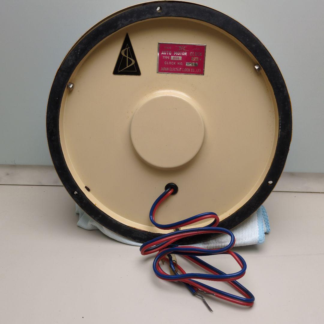 掛け時計 バス・船舶時計 昭和レトロ Japan Electric Auto