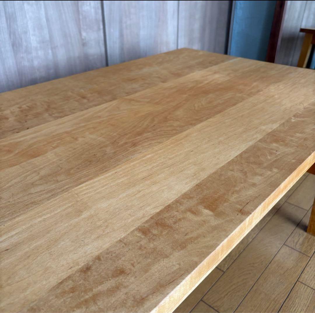ふ*3様 北の住まい設計社 センターテーブル ローテーブル 無垢 メイプル