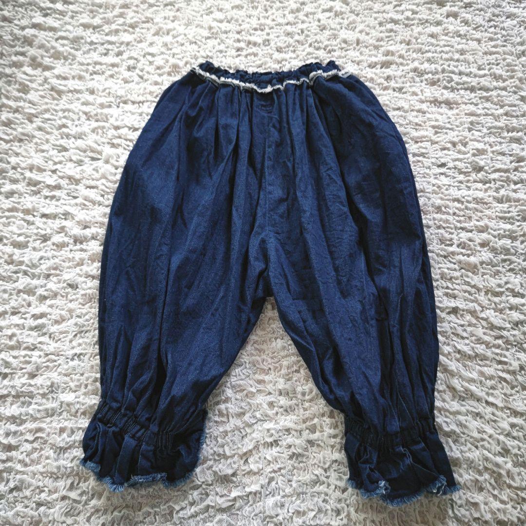 KAPITAL　魔女ブルマ　インディゴデニム　コットン　バルーンパンツ 日本製