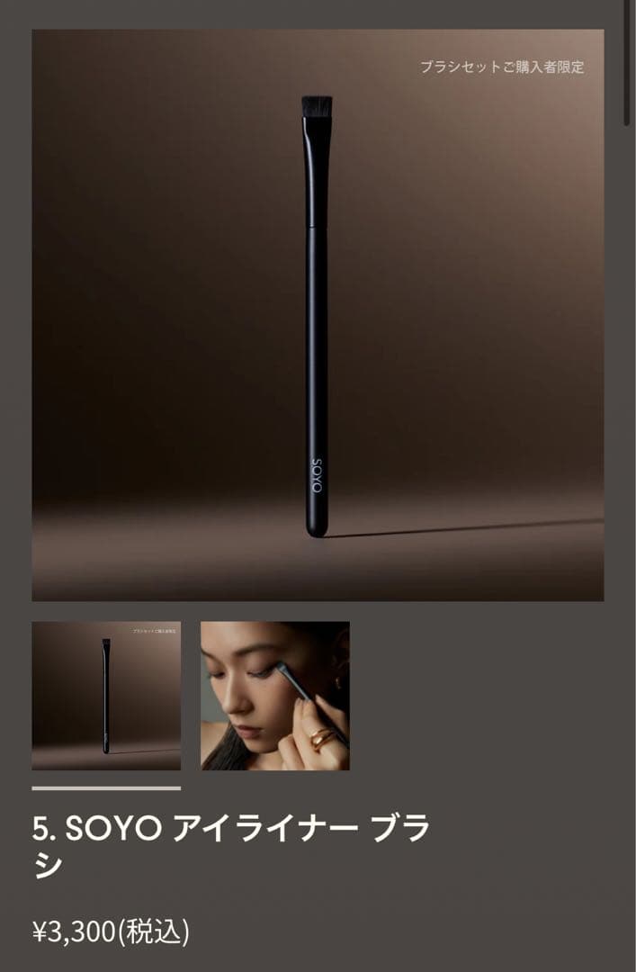 SOYOブラシ　3 4 5 6 ブラシケース