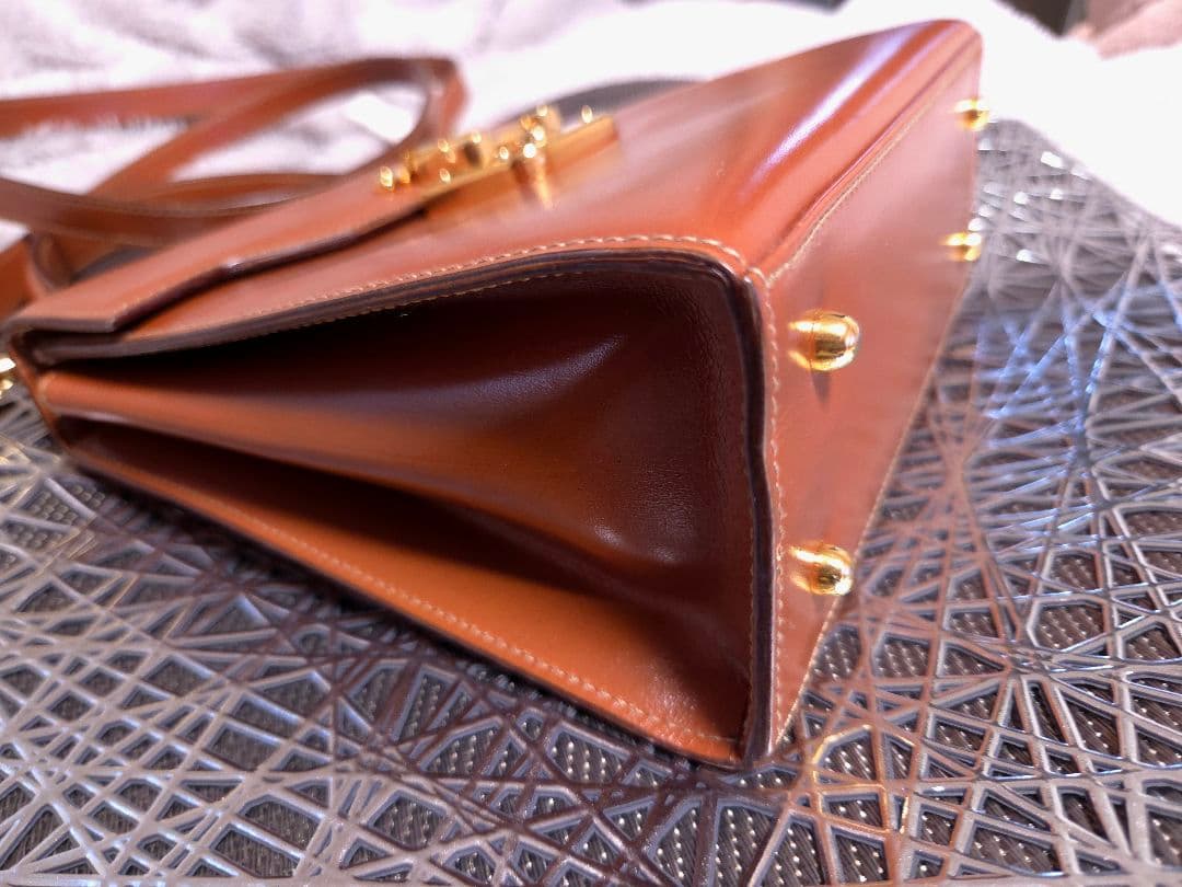 GUCCI ブラウン ハンドバッグ ゴールド金具 グッチ ショルダーバッグ