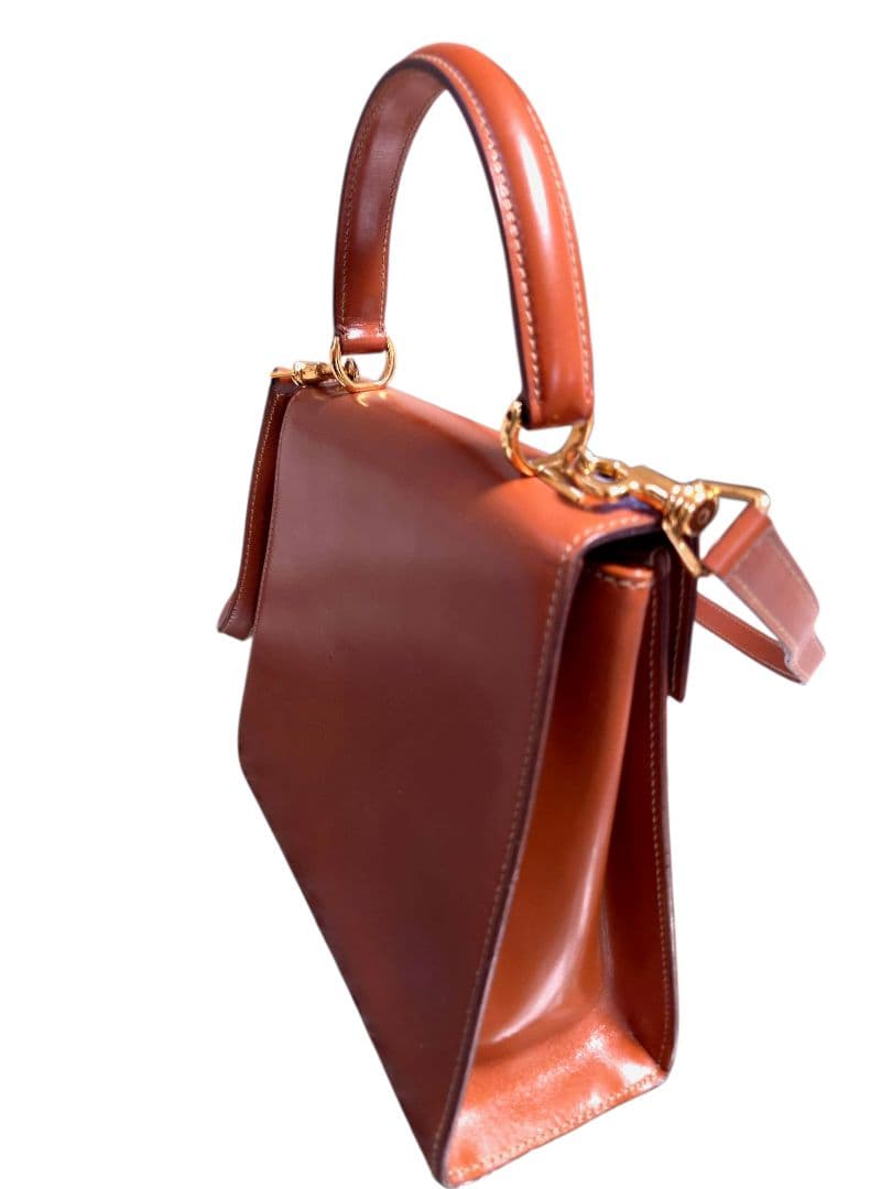 GUCCI ブラウン ハンドバッグ ゴールド金具 グッチ ショルダーバッグ