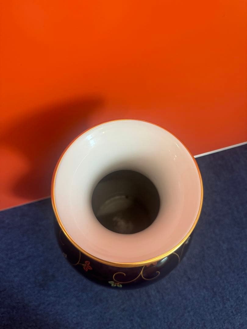 1940 ノリタケ/スタジオコレクション瑠璃金彩 花瓶