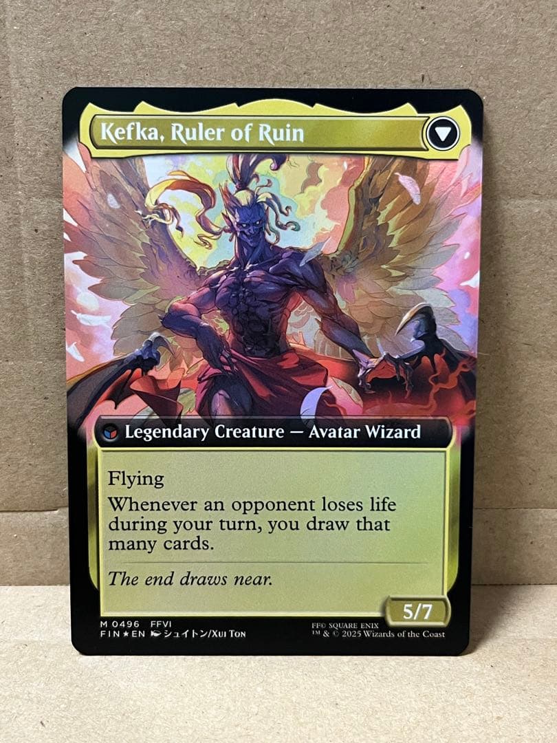 拡張Foil)人造魔導士、ケフカ/破壊の化身、ケフカ(FIN/bundle)