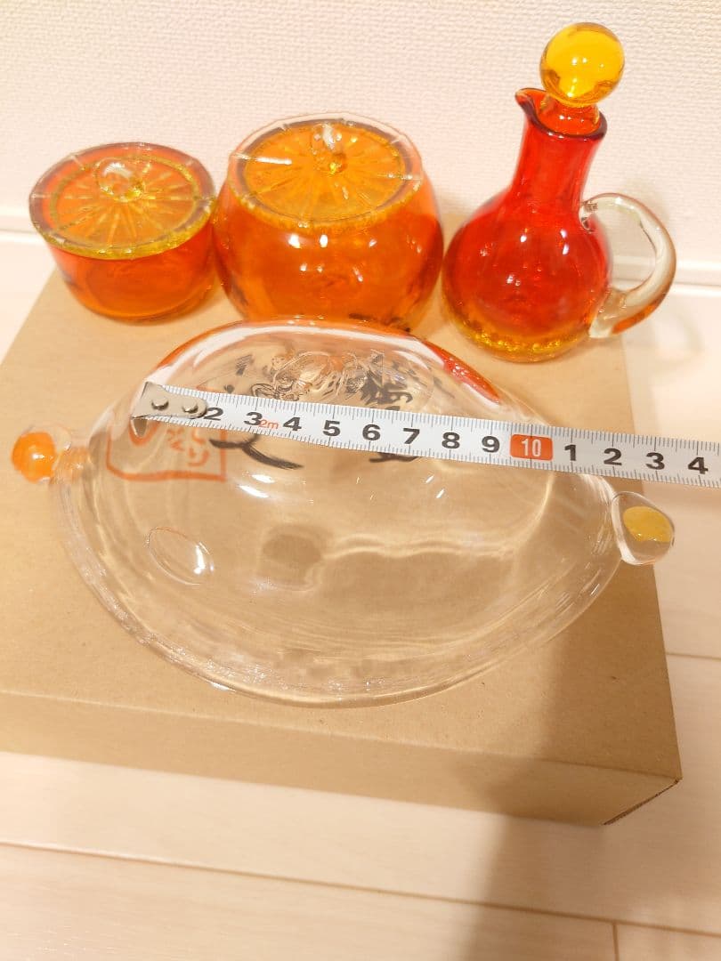 琉球ガラス 小物入れ・キャンディポット・水差し