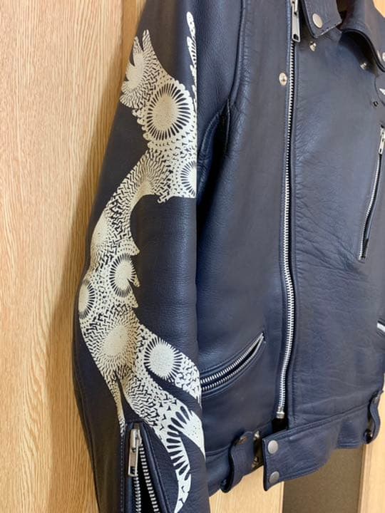 ルイスレザー×ポールスミス ライダースジャケット Paul Smith Red Ear