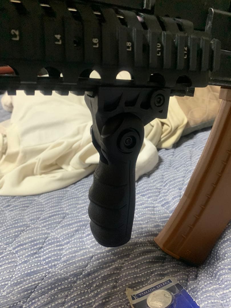 東京マルイ電動ガンAK47外装内部カスタムドットサイト付き PMC装備