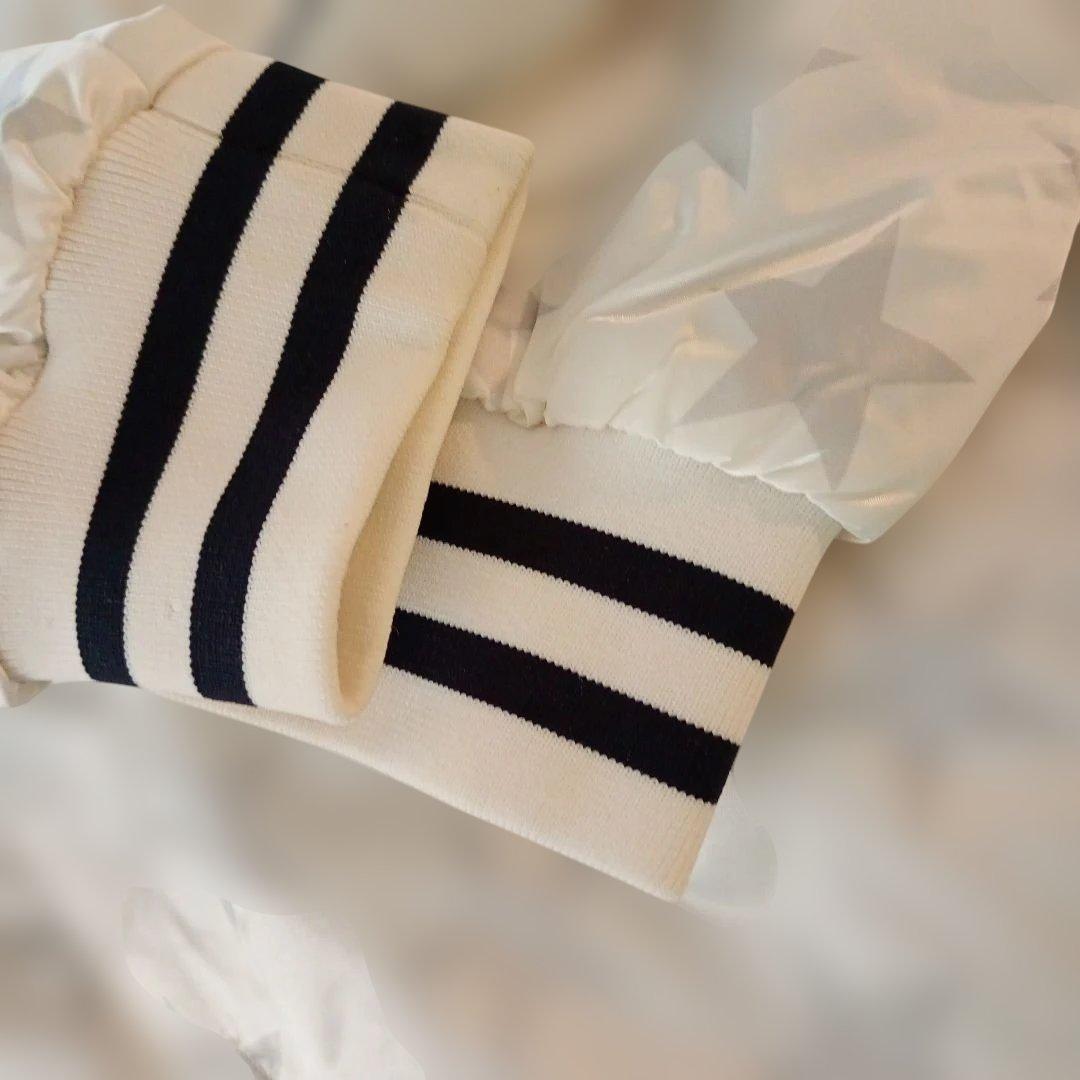 パーリーゲイツレディース星柄 星柄蓄熱アウターサイズL