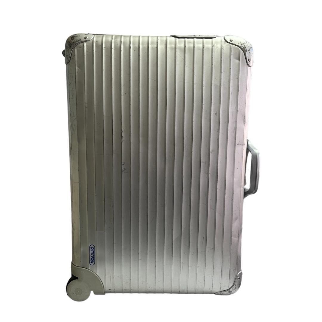 レトロ リモワ プルタブ サイドハンドル 2輪 72L キャリー アルミ